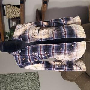 Upcycled Bleached Flannel